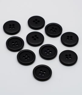 TTB220 4-Hole Rimmed Matt Button