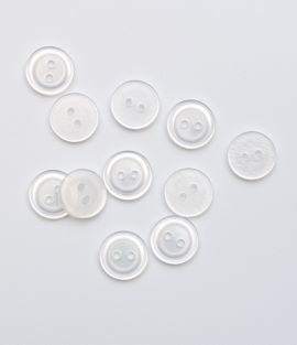 TTB200 2-Hole Ring Edge Shirt Button