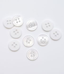 TTB201 4-Hole Ring Edge Shirt Button