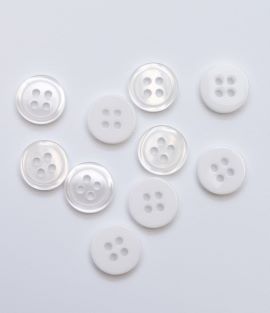 TTB204 4-Hole Ring Edge Shirt Button