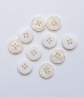 TTB210 4-Hole Faux Mother of Pearl Shirt Button