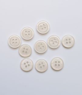 TTB211 4-Hole Faux Mother of Pearl Shirt Button