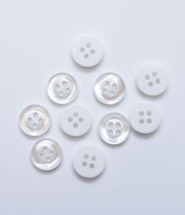 TTB216 4-Hole Faux Mother of Pearl Shirt Button