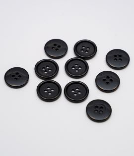 TTB221 4-Hole Rimmed Matt Button