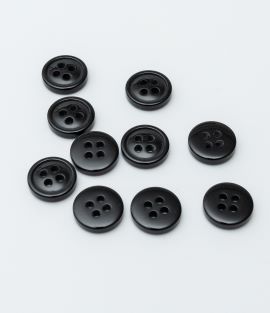 TTB226 4-Hole Rimmed Shiny Button