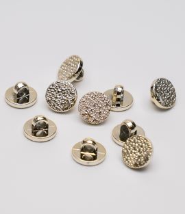 TTB262 Hammered Effect Shank Button