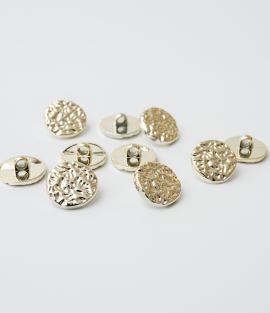 TTB284 Hammered Effect Shank Button