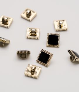 TTB291 Enamel Centre Square Shank Button