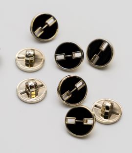 TTB292 Decorative Enamel Centre Shank Button