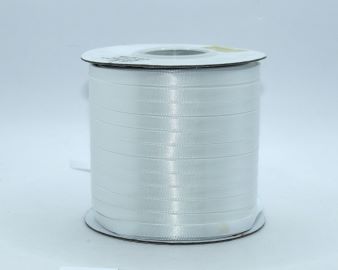 TW101 White Satin Ribbon Double Faced 100% Polyester