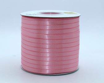 TW114 Pink Satin Ribbon Double Faced 100% Polyester