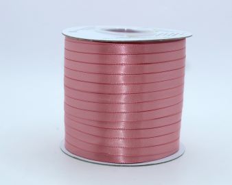 TW125 Dusty Rose Satin Ribbon Double Faced 100% Polyester