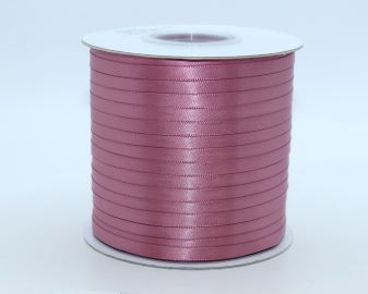 TW128 Rosy Mauve Satin Ribbon Double Faced 100% Polyester
