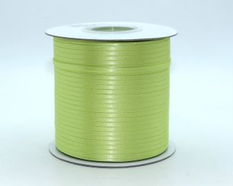 TW156 Sunny Lime Satin Ribbon Double Faced 100% Polyester