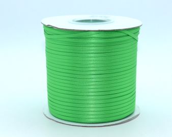TW159 Green Flash Satin Ribbon Double Faced 100% Polyester