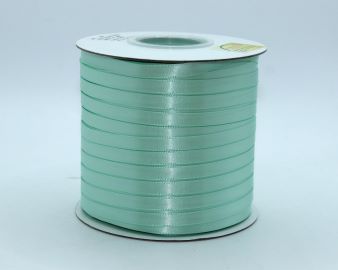TW177 Pastel Green Satin Ribbon Double Faced 100% Polyester