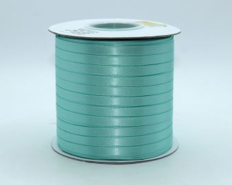 TW187 Aqua Satin Ribbon Double Faced 100% Polyester