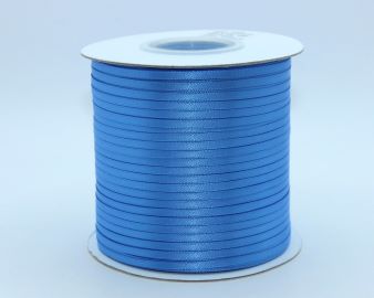 TW199 Capri Blue Satin Ribbon Double Faced 100% Polyester