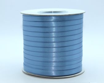 TW213 French Blue Satin Ribbon Double Faced 100% Polyester