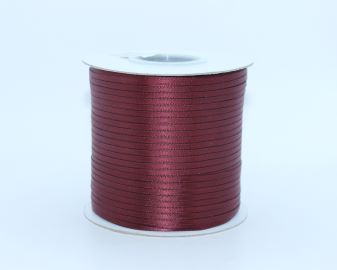 TW236 Burgundy Satin Ribbon Double Faced 100% Polyester