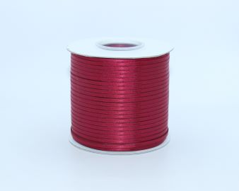 TW237 Wine Satin Ribbon Double Faced 100% Polyester
