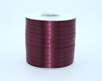 TW238 Raisin Satin Ribbon Double Faced 100% Polyester