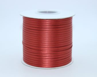 TW240 Rust Satin Ribbon Double Faced 100% Polyester