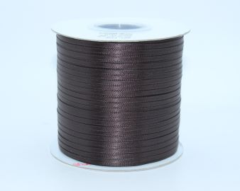 TW246 Coffee Bean Satin Ribbon Double Faced 100% Polyester