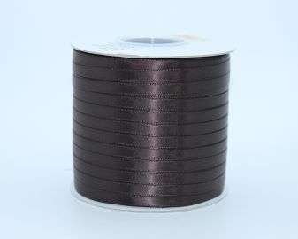 TW251 Licorice Satin Ribbon Double Faced 100% Polyester