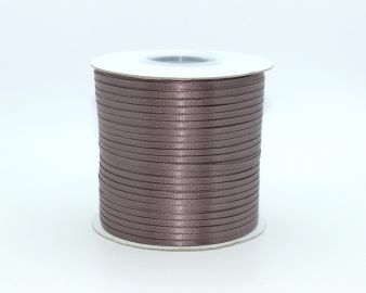 TW257 Chocolate Chip Satin Ribbon Double Faced 100% Polyester