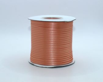 TW279 Peach Satin Ribbon Double Faced 100% Polyester