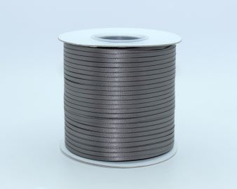TW286 Metal Grey Satin Ribbon Double Faced 100% Polyester