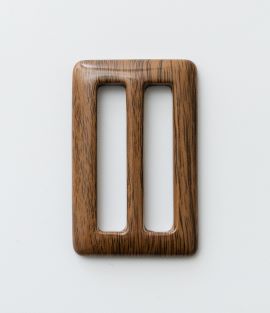 Wood Effect Rectangle Buckle