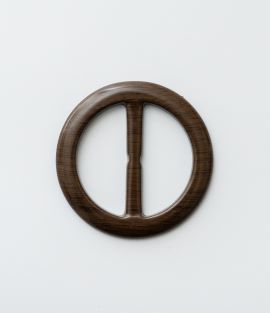 Wood Effect Round Buckle